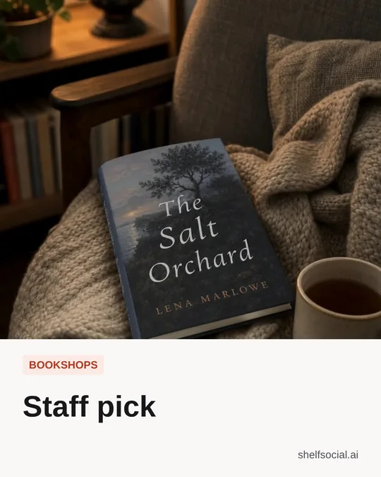 Idea card: Staff pick, for bookshops