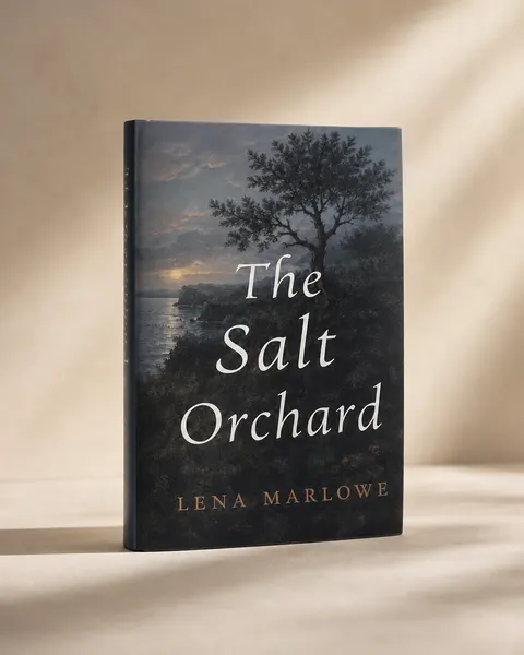 Clean cover look: the same product plain backdrop, soft light