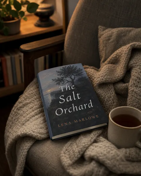 Reading nook look: the same product armchair, blanket, a cup of tea