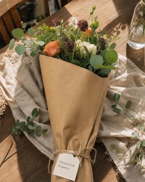 Sunlit table look: the same product linen and morning sun